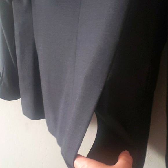 Banana Republic Modern Classic Heather Suit Jacket Blazer Charcoal Blue NWOT - Picture 12 of 17